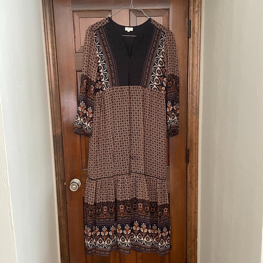 NWOT Size Large/XL World Market bohemian maxi dress